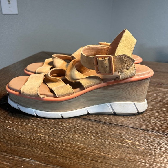 Sorel Joanie III ankle strap wedge sandals size 10 - Picture 6 of 11